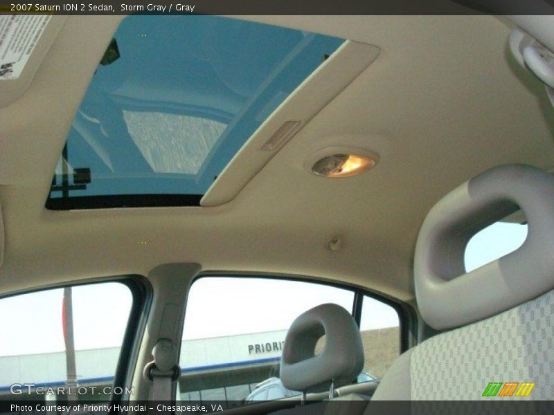 Storm Gray / Gray 2007 Saturn ION 2 Sedan