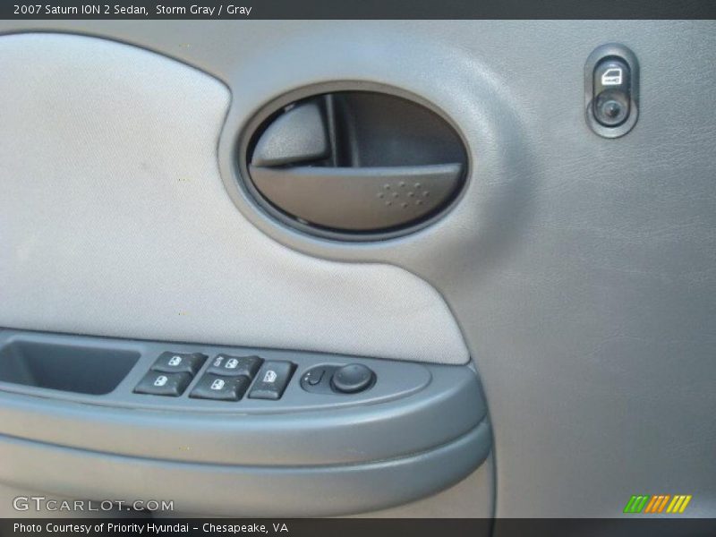 Storm Gray / Gray 2007 Saturn ION 2 Sedan