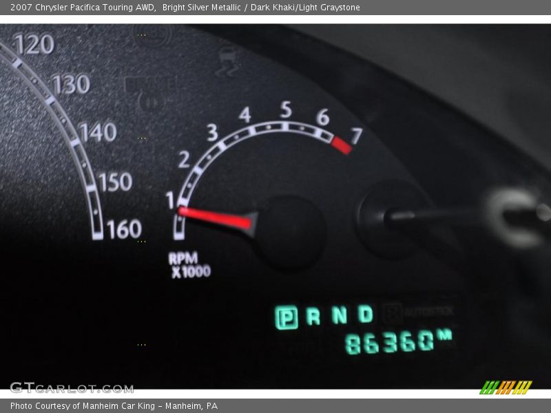 Bright Silver Metallic / Dark Khaki/Light Graystone 2007 Chrysler Pacifica Touring AWD