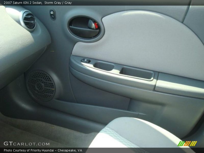Storm Gray / Gray 2007 Saturn ION 2 Sedan