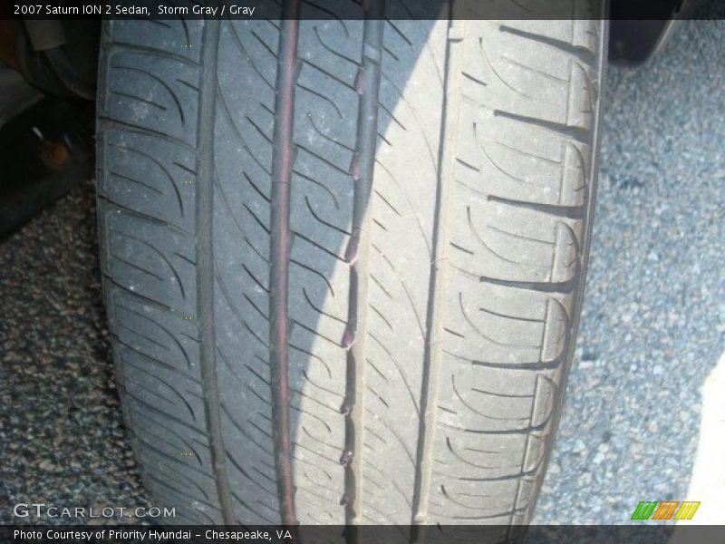 Storm Gray / Gray 2007 Saturn ION 2 Sedan