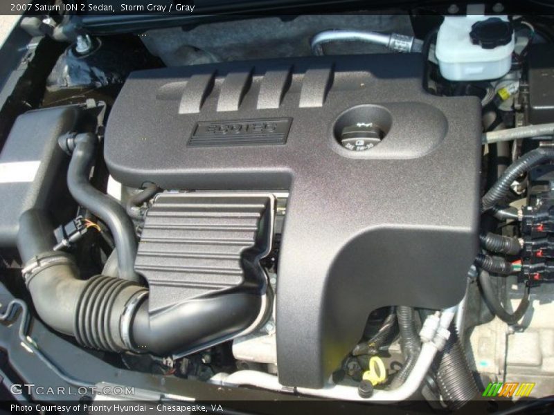 Storm Gray / Gray 2007 Saturn ION 2 Sedan