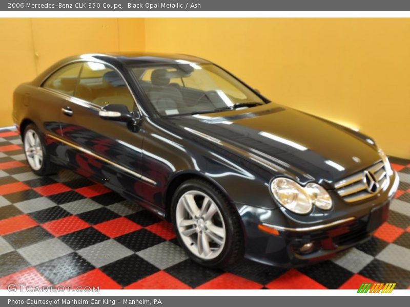Black Opal Metallic / Ash 2006 Mercedes-Benz CLK 350 Coupe