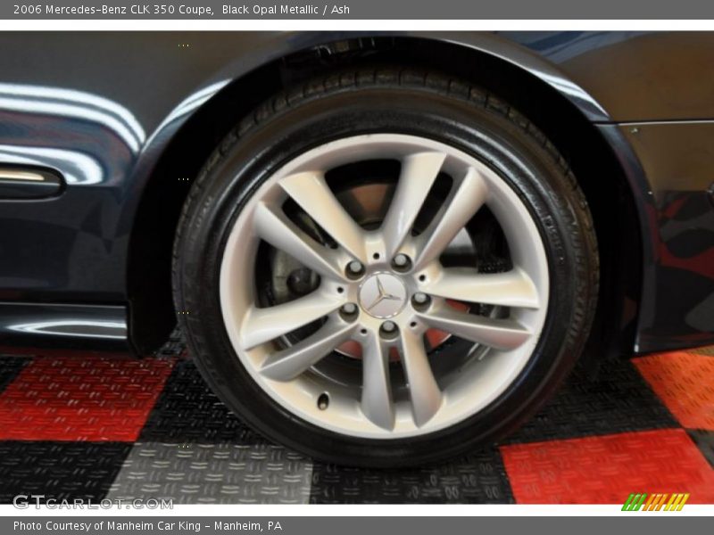 Black Opal Metallic / Ash 2006 Mercedes-Benz CLK 350 Coupe