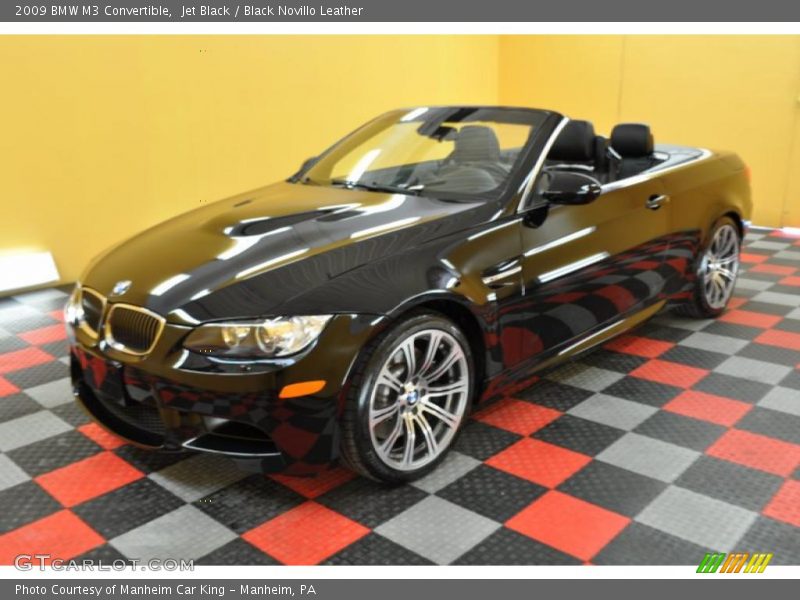 Jet Black / Black Novillo Leather 2009 BMW M3 Convertible