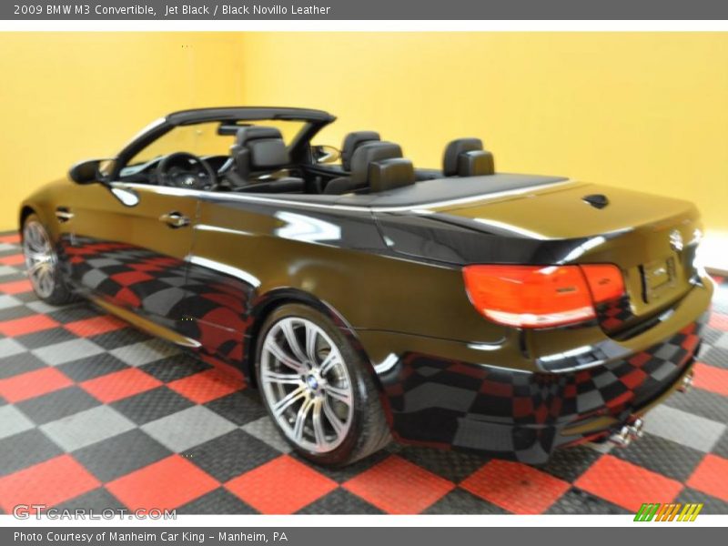 Jet Black / Black Novillo Leather 2009 BMW M3 Convertible