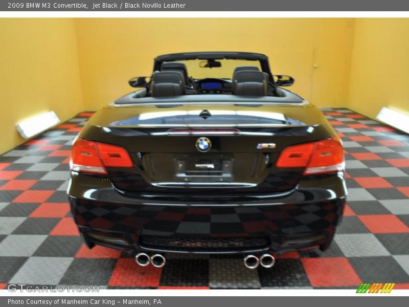 Jet Black / Black Novillo Leather 2009 BMW M3 Convertible