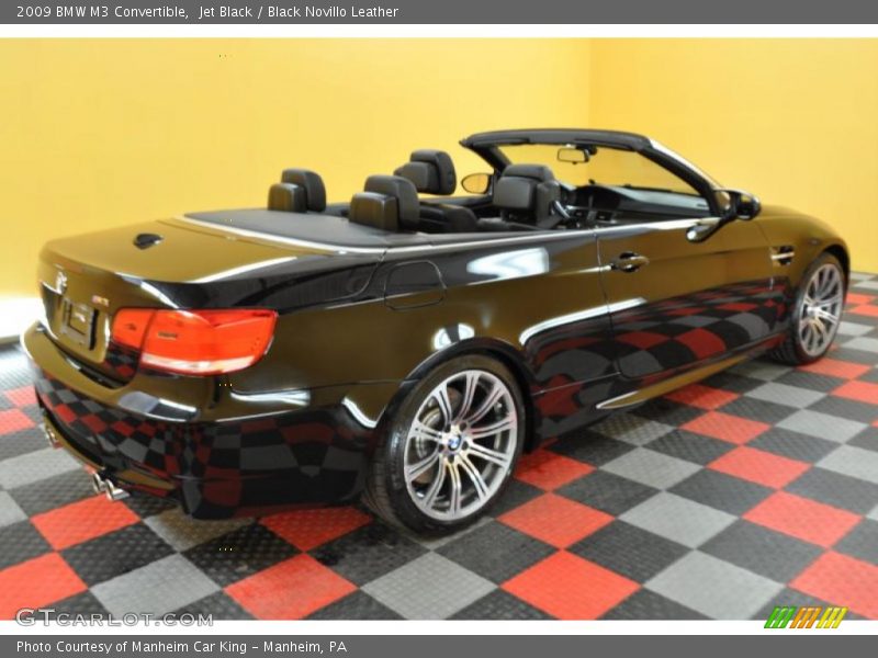 Jet Black / Black Novillo Leather 2009 BMW M3 Convertible