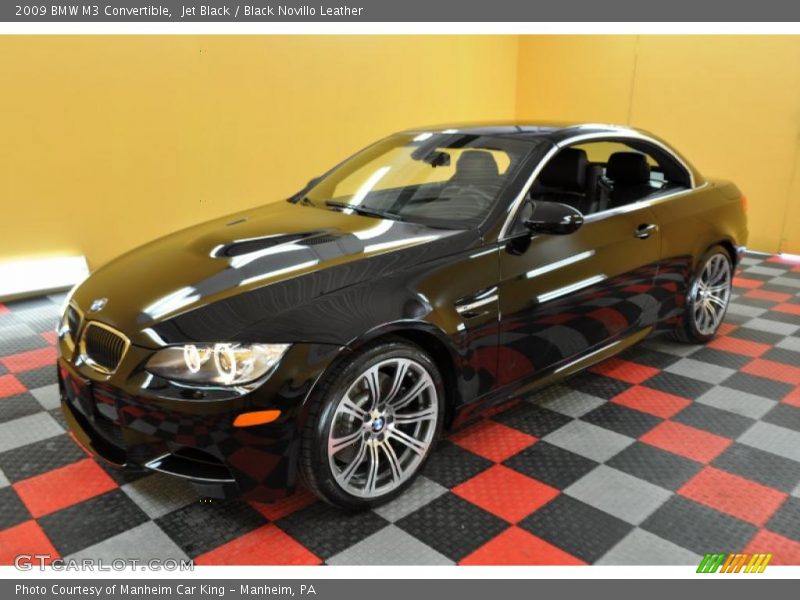 Jet Black / Black Novillo Leather 2009 BMW M3 Convertible