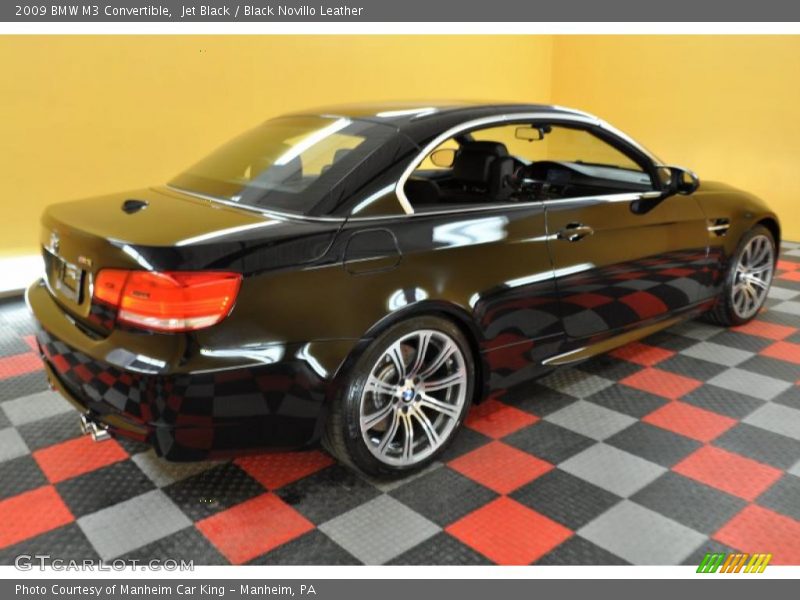 Jet Black / Black Novillo Leather 2009 BMW M3 Convertible