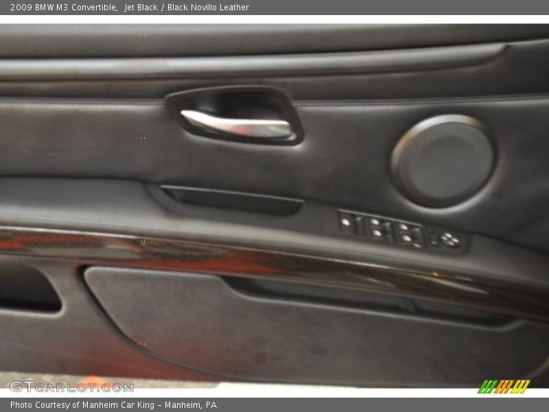 Jet Black / Black Novillo Leather 2009 BMW M3 Convertible
