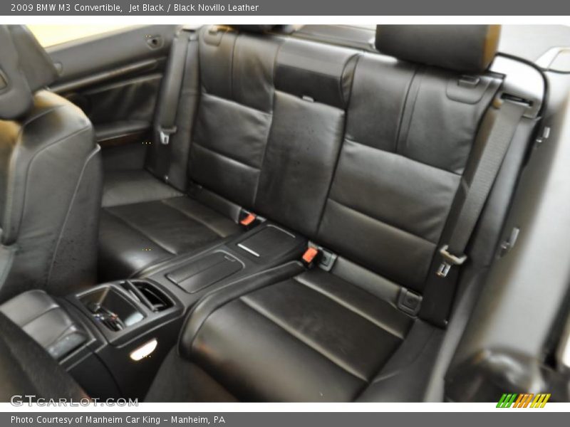 Jet Black / Black Novillo Leather 2009 BMW M3 Convertible