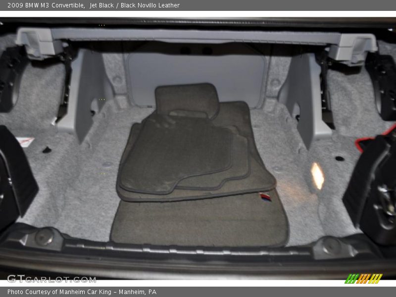 Jet Black / Black Novillo Leather 2009 BMW M3 Convertible