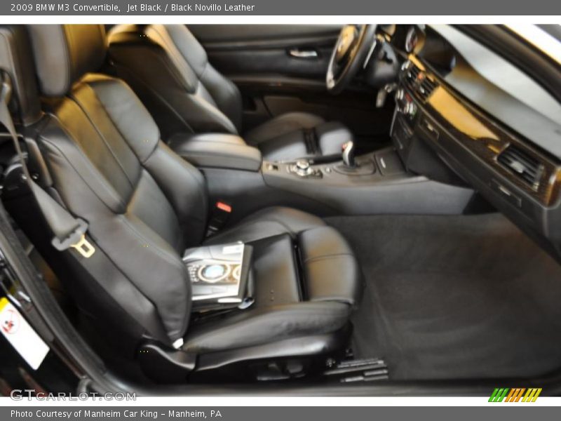 Jet Black / Black Novillo Leather 2009 BMW M3 Convertible