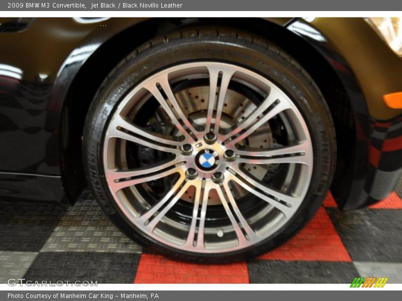 Jet Black / Black Novillo Leather 2009 BMW M3 Convertible