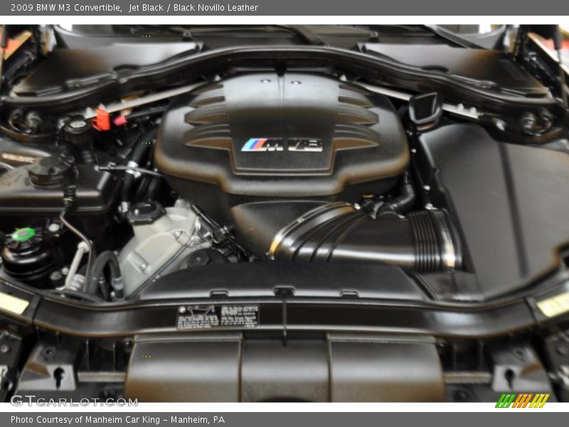 Jet Black / Black Novillo Leather 2009 BMW M3 Convertible