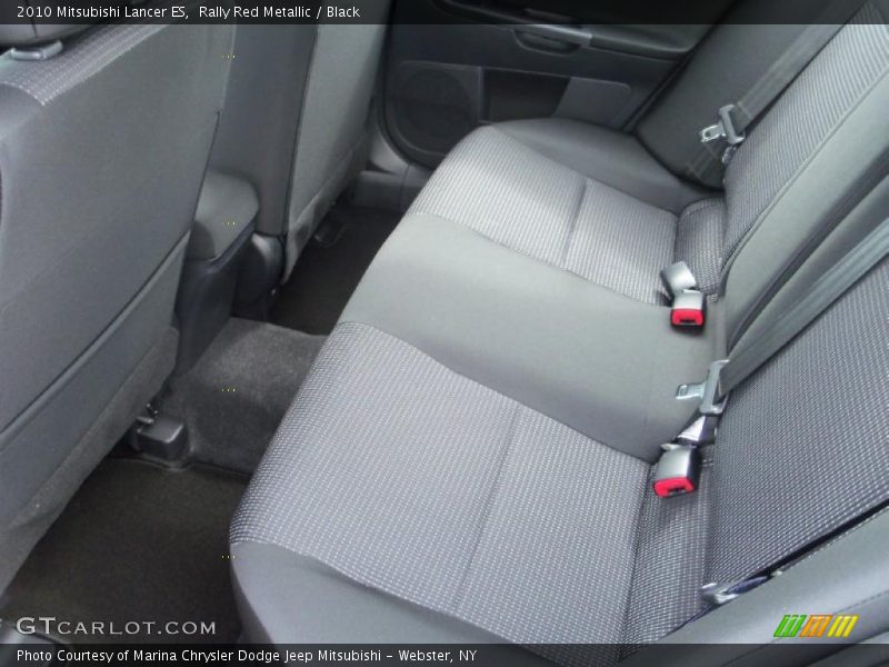Rally Red Metallic / Black 2010 Mitsubishi Lancer ES
