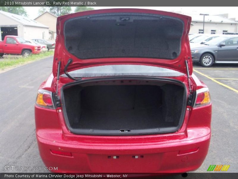 Rally Red Metallic / Black 2010 Mitsubishi Lancer ES