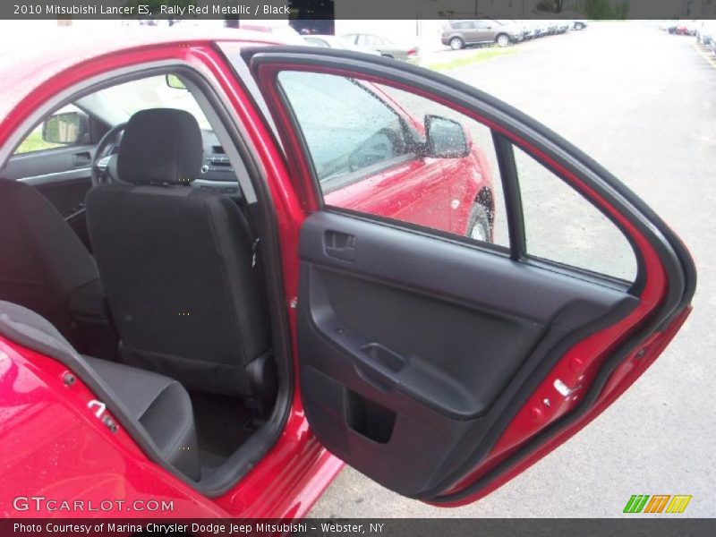 Rally Red Metallic / Black 2010 Mitsubishi Lancer ES