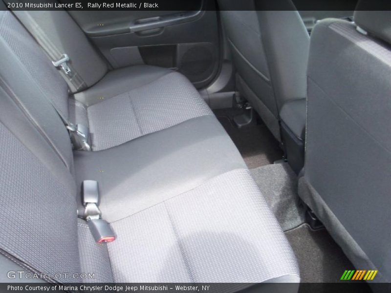 Rally Red Metallic / Black 2010 Mitsubishi Lancer ES