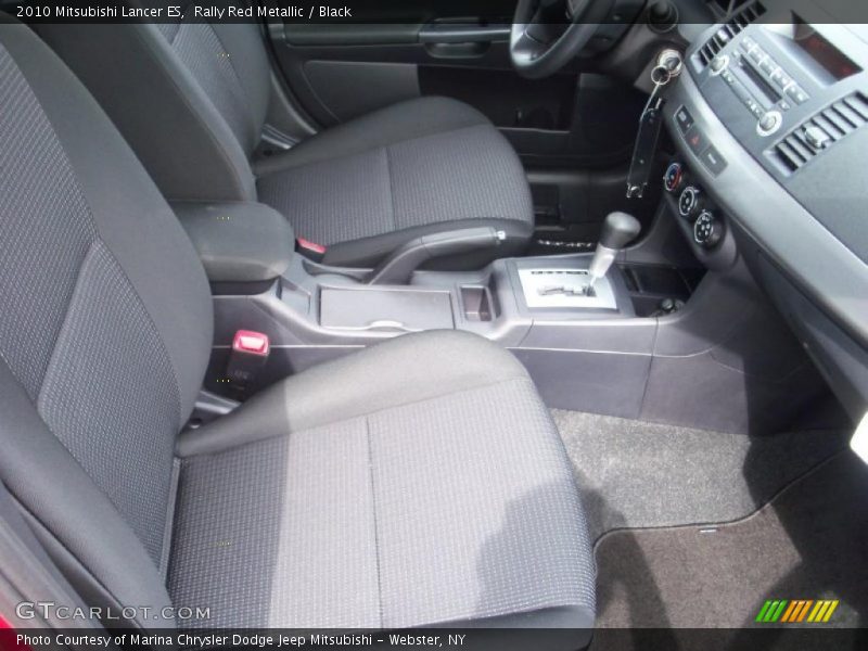 Rally Red Metallic / Black 2010 Mitsubishi Lancer ES