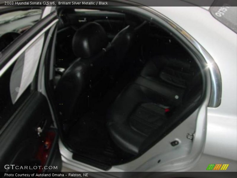 Brilliant Silver Metallic / Black 2003 Hyundai Sonata GLS V6