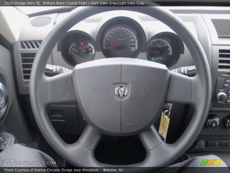 Brilliant Black Crystal Pearl / Dark Slate Gray/Light Slate Gray 2010 Dodge Nitro SE