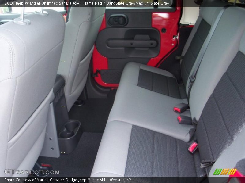 Flame Red / Dark Slate Gray/Medium Slate Gray 2010 Jeep Wrangler Unlimited Sahara 4x4