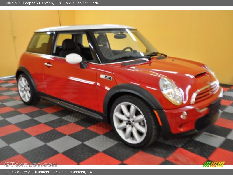 Chili Red / Panther Black 2004 Mini Cooper S Hardtop
