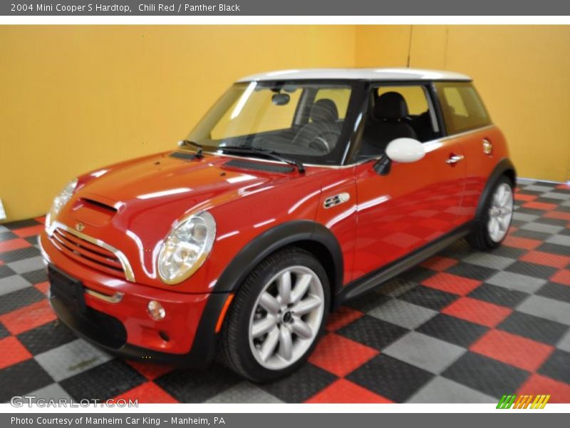 Chili Red / Panther Black 2004 Mini Cooper S Hardtop