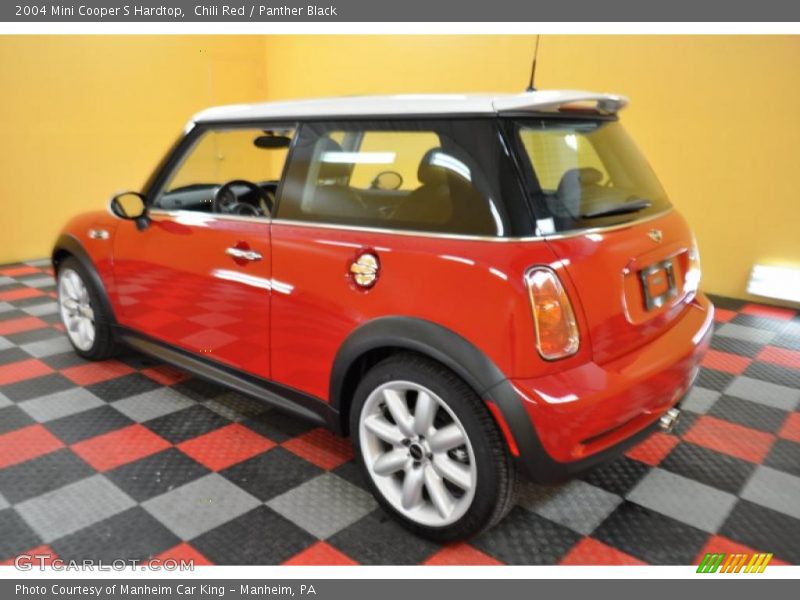 Chili Red / Panther Black 2004 Mini Cooper S Hardtop