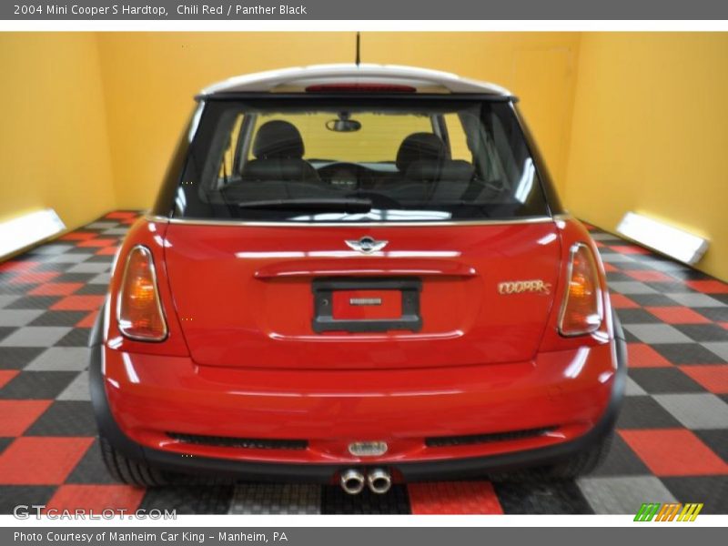 Chili Red / Panther Black 2004 Mini Cooper S Hardtop