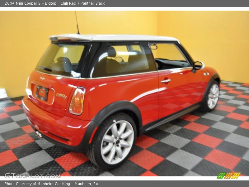 Chili Red / Panther Black 2004 Mini Cooper S Hardtop