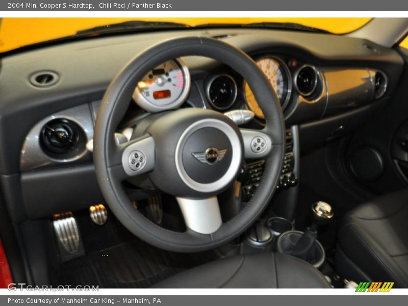 Chili Red / Panther Black 2004 Mini Cooper S Hardtop