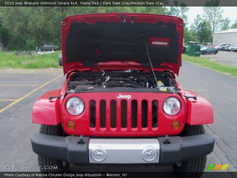 Flame Red / Dark Slate Gray/Medium Slate Gray 2010 Jeep Wrangler Unlimited Sahara 4x4