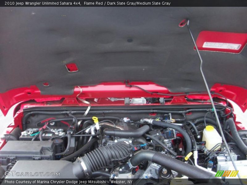 Flame Red / Dark Slate Gray/Medium Slate Gray 2010 Jeep Wrangler Unlimited Sahara 4x4