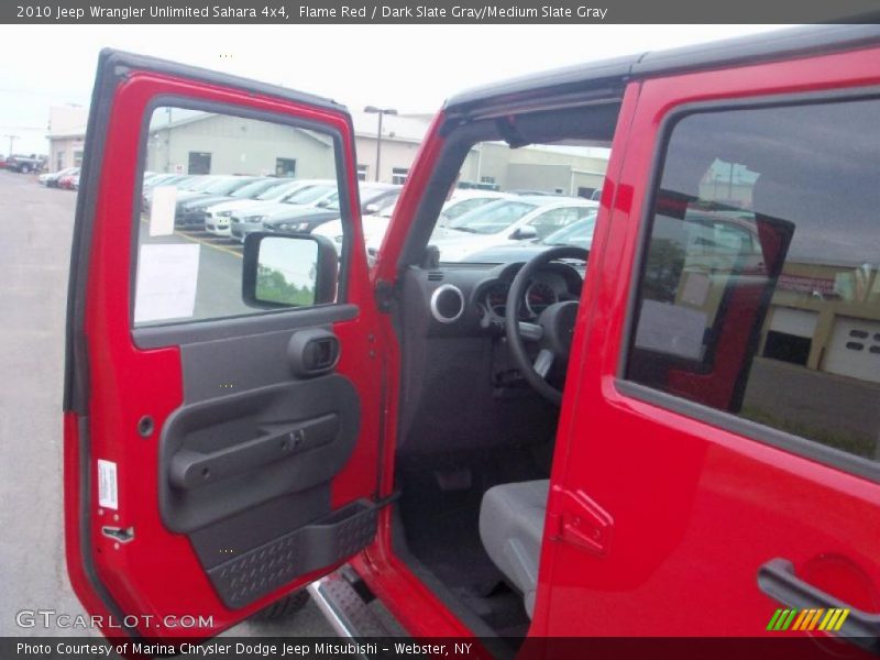 Flame Red / Dark Slate Gray/Medium Slate Gray 2010 Jeep Wrangler Unlimited Sahara 4x4