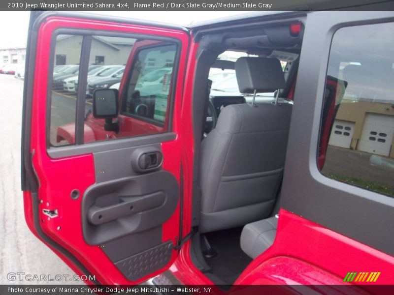 Flame Red / Dark Slate Gray/Medium Slate Gray 2010 Jeep Wrangler Unlimited Sahara 4x4