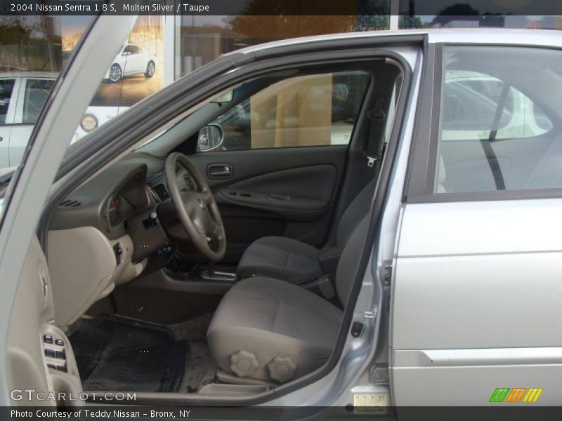 Molten Silver / Taupe 2004 Nissan Sentra 1.8 S