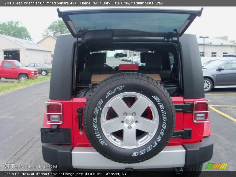 Flame Red / Dark Slate Gray/Medium Slate Gray 2010 Jeep Wrangler Unlimited Sahara 4x4