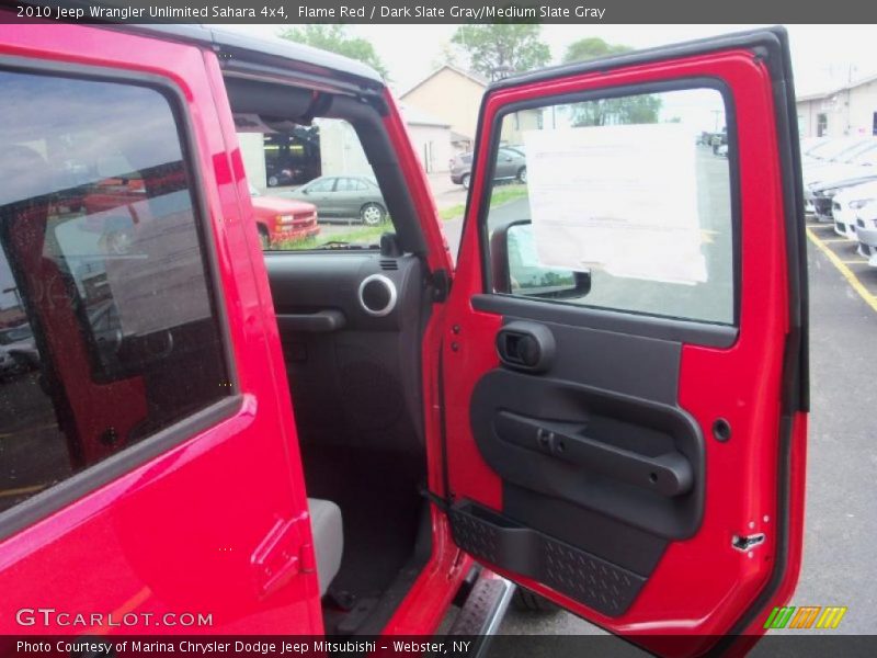 Flame Red / Dark Slate Gray/Medium Slate Gray 2010 Jeep Wrangler Unlimited Sahara 4x4