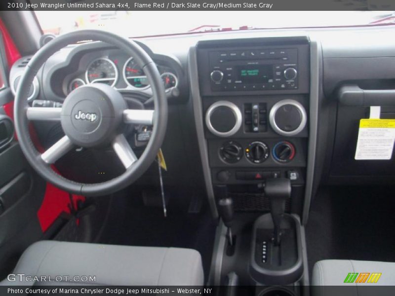 Flame Red / Dark Slate Gray/Medium Slate Gray 2010 Jeep Wrangler Unlimited Sahara 4x4