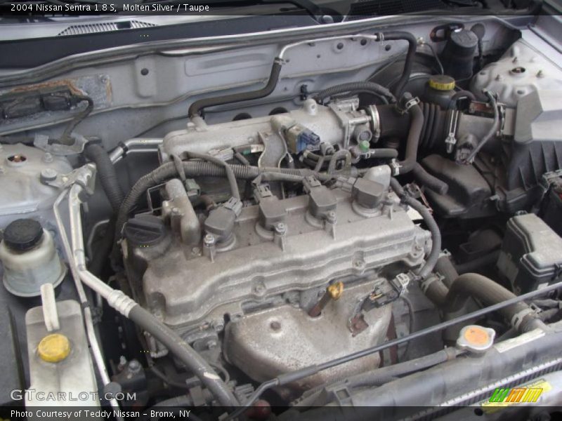 Molten Silver / Taupe 2004 Nissan Sentra 1.8 S