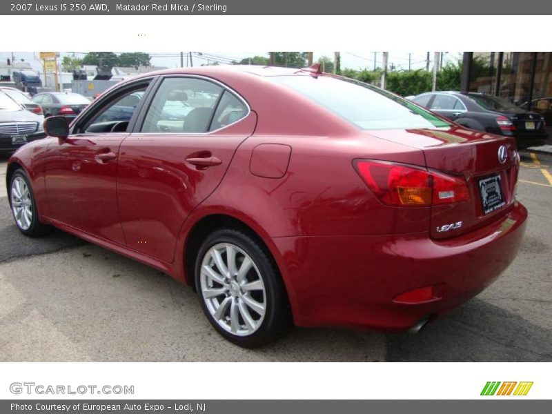 Matador Red Mica / Sterling 2007 Lexus IS 250 AWD