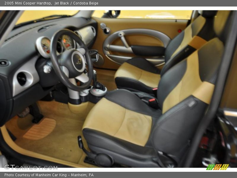 Jet Black / Cordoba Beige 2005 Mini Cooper Hardtop