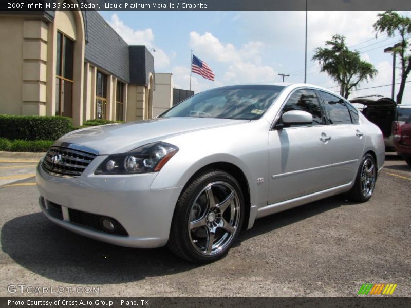 Liquid Platinum Metallic / Graphite 2007 Infiniti M 35 Sport Sedan
