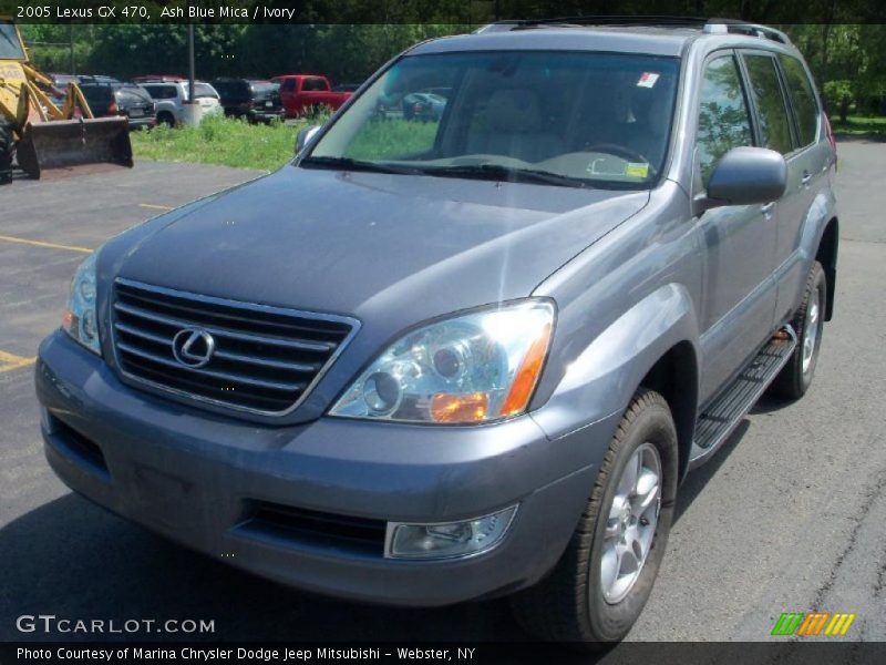 Ash Blue Mica / Ivory 2005 Lexus GX 470