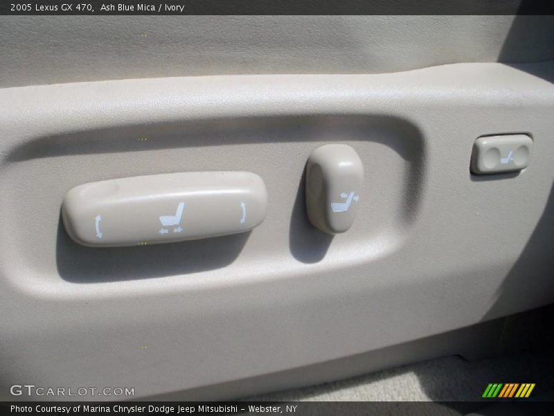 Ash Blue Mica / Ivory 2005 Lexus GX 470