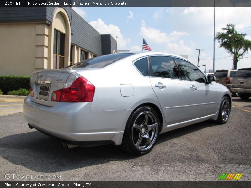 Liquid Platinum Metallic / Graphite 2007 Infiniti M 35 Sport Sedan