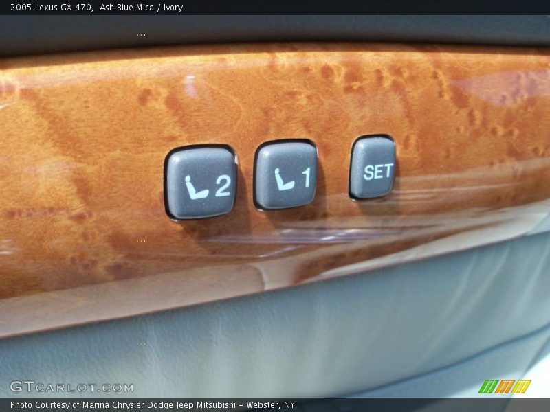 Ash Blue Mica / Ivory 2005 Lexus GX 470